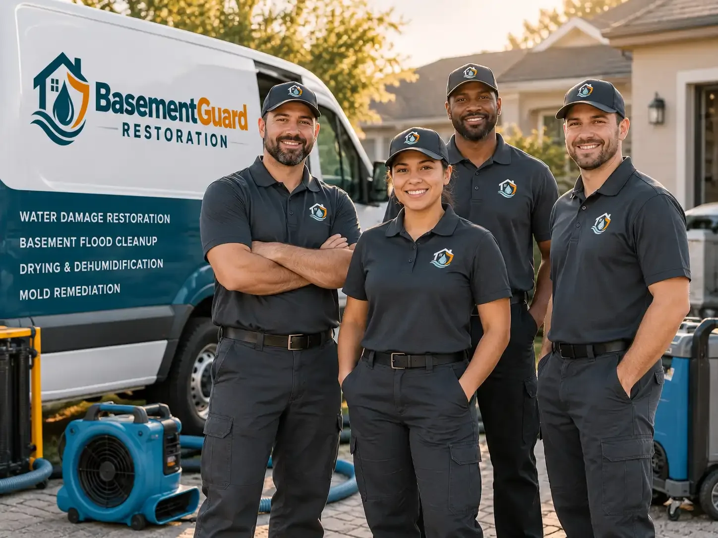 Basement Water Damage Restoration company in Reeves, LA